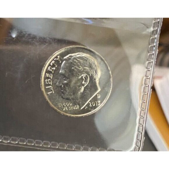 2013D USA President Roosevelt Coin - Dime (10 cents) - AU+ lustre - Picture 3 of 7